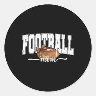 Touchdown Season American Footll Mom Game Day Than Classic Round Sticker