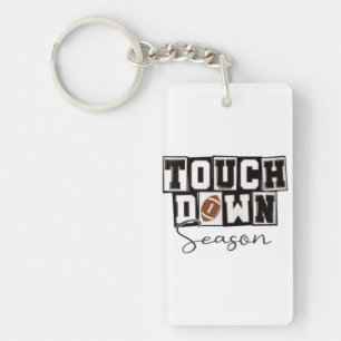 🏈 Touchdown Season Graphic Tee Key Ring