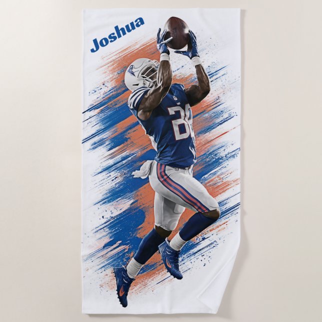 Touchdown Triumph Beach Towel (Front)