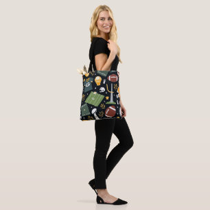 Touchdown Triumph: Ultimate American Football Fan  Tote Bag