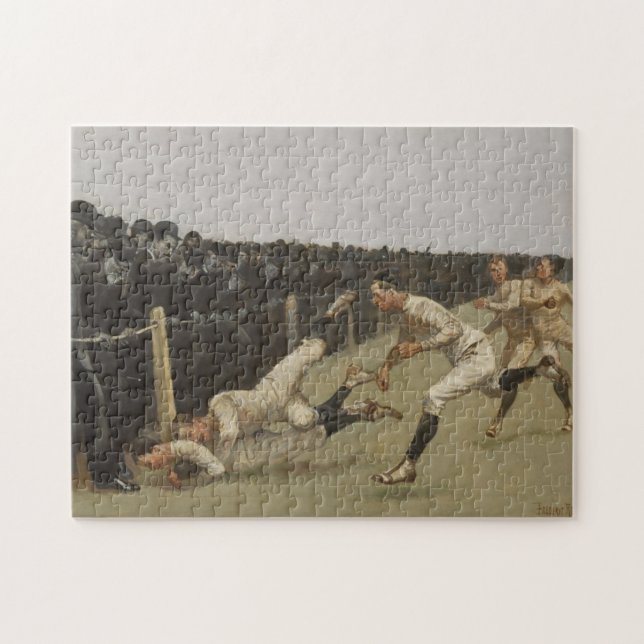 Touchdown, Yale vs. Princeton, Thanksgiving Day, Jigsaw Puzzle (Horizontal)