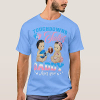 Touchdowns or Tutus Daddy Loves You Gender Reveal 