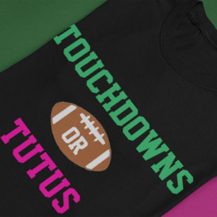Touchdowns or Tutus Gender Reveal T-Shirt
