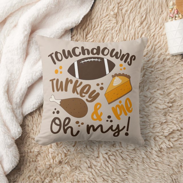 Touchdowns Turkey & Pie | Oh My Cushion (Blanket)