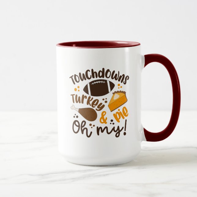 Touchdowns Turkey & Pie | Oh My Mug (Right)
