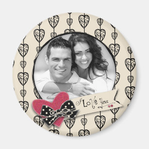 Touched My Heart Photo Magnet