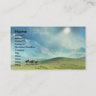 TOUCHING THE CLOUDS BUSINESS CARD
