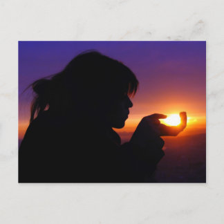 Touching the essence postcard