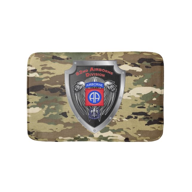 Tough 82nd Airborne Division Bath Mat (Front)