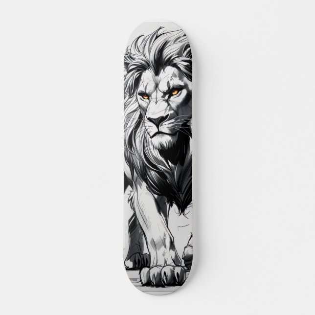 tough as a lion skate board (Front)