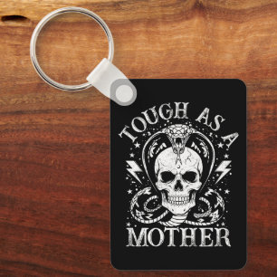 Tough As A Mother Funny Mum Motherhood Retro Humou Key Ring