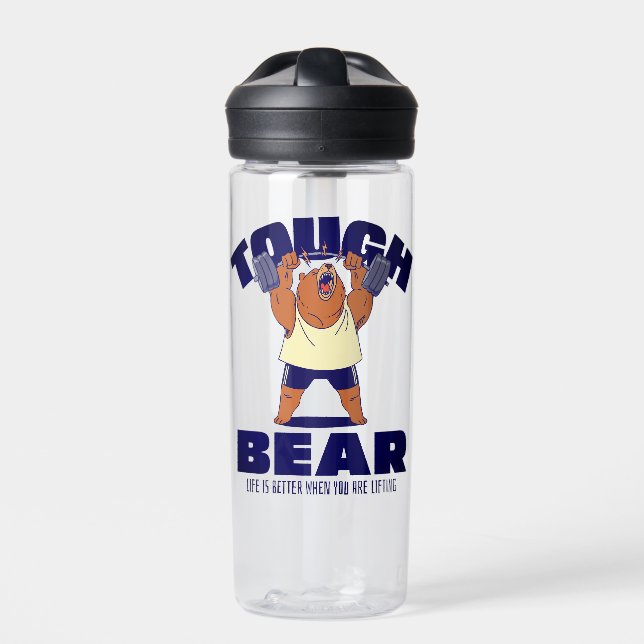 Tough Bear Life Water Bottle (Front)
