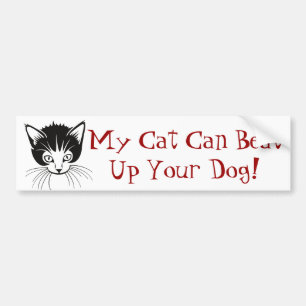 Tough Cat Bumper Sticker