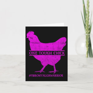Tough Chick Fibromyalgia Warrior - Awareness Card