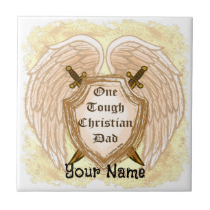 Tough Christian Dad Tile