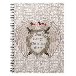 Tough  Christian Mum custom Notebook