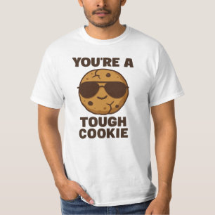 Tough Cookie Funny Pun Cartoon T-Shirt