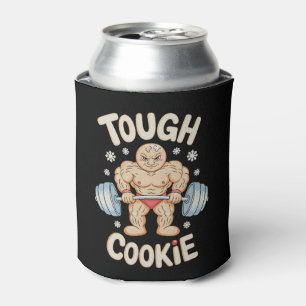 Tough Cookie Gym Workout Gingerbread Christmas Can Cooler