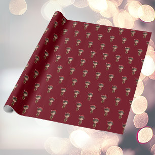 Tough Day Christmas Elf Wrapping Paper