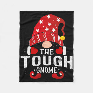 Tough Gnome Matching Christmas Pjs For Family Fleece Blanket