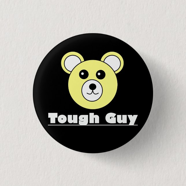 Tough Guy Funky Button (Front)