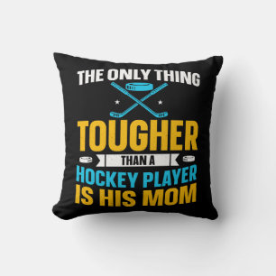 Tough Hockey Mum Square Cushion