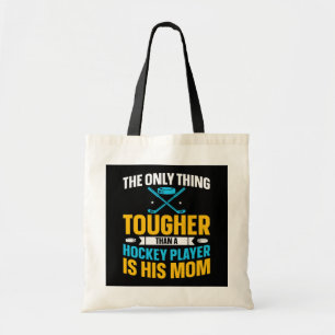 Tough Hockey Mum Square Tote Bag