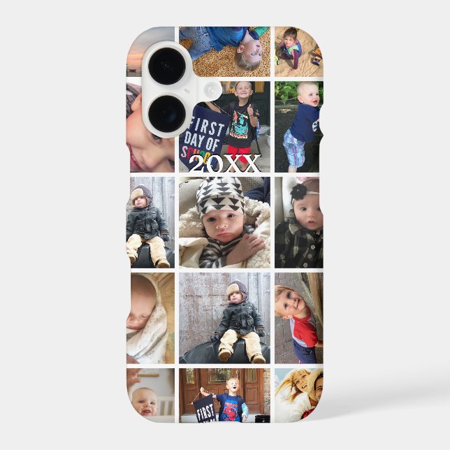 Tough Instagram photo collage Case-Mate iPhone Cas (Back)
