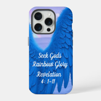 Tough iPhone 15 16 Pro Max Case Angel Wings 