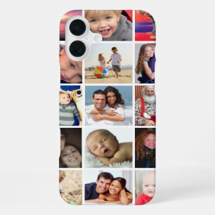 Tough iPhone Instagram photo collage 16 Plus Case