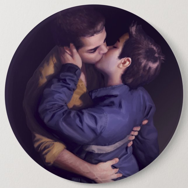 Tough - Just the Kiss (Button) 6 Cm Round Badge (Front)