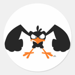 Tough lil' birdie :) sticker