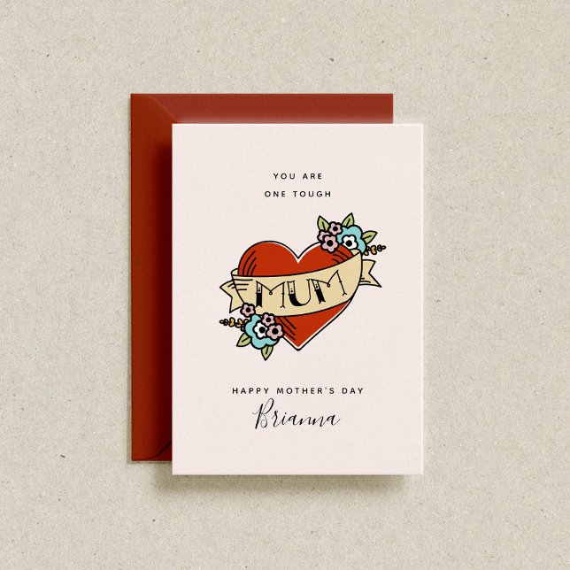 Tough Mum Mother's Day Card (Creator Uploaded)