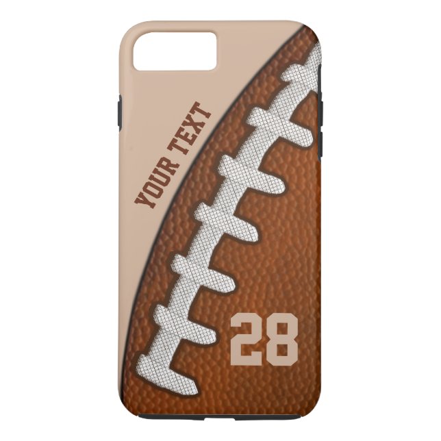 TOUGH PERSONALIZED Football iPhone 7 PLUS Cases (Back)