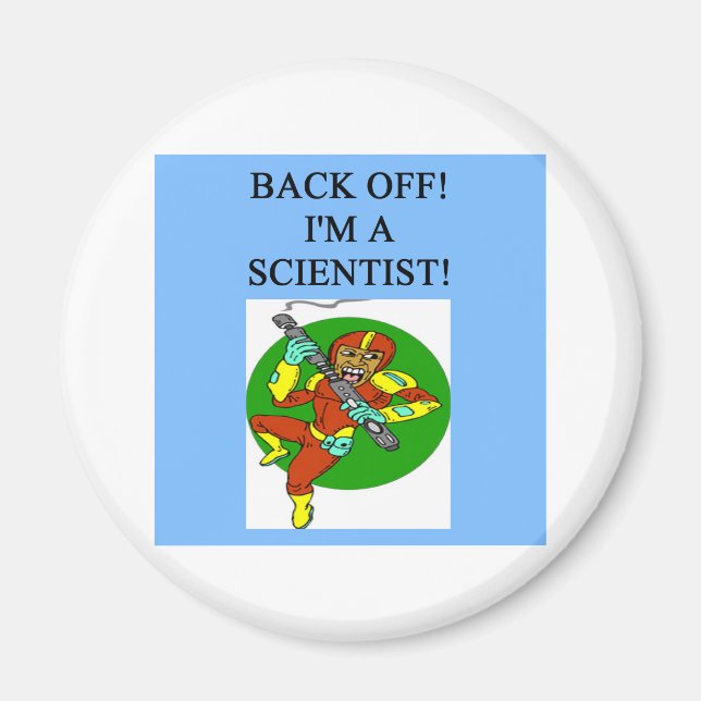 tough scientist magnet (Front)