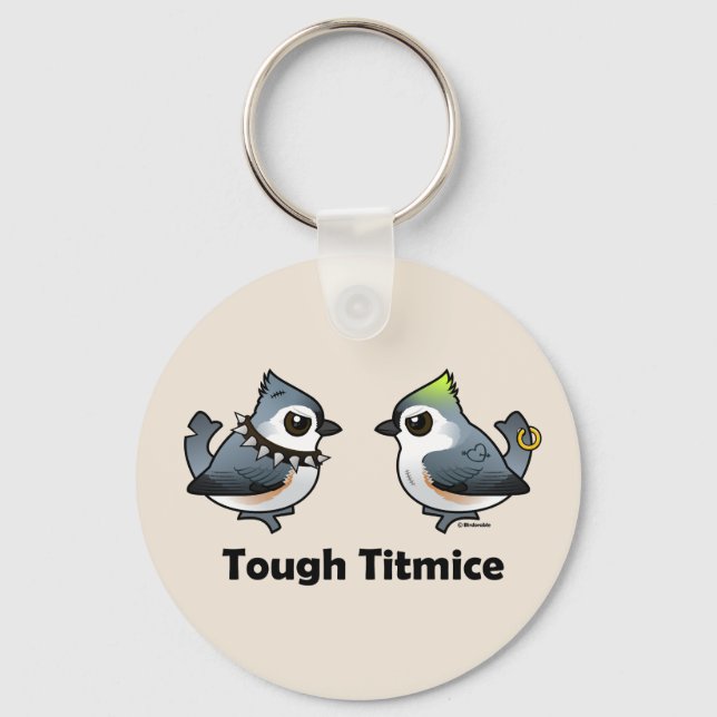 Tough Titmice Key Ring (Front)