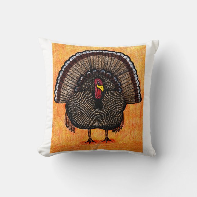 Tough Turkey Cushion (Front)