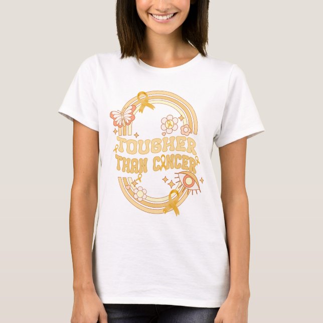 tougher than cancer appendix cancer Awareness  T-Shirt (Front)