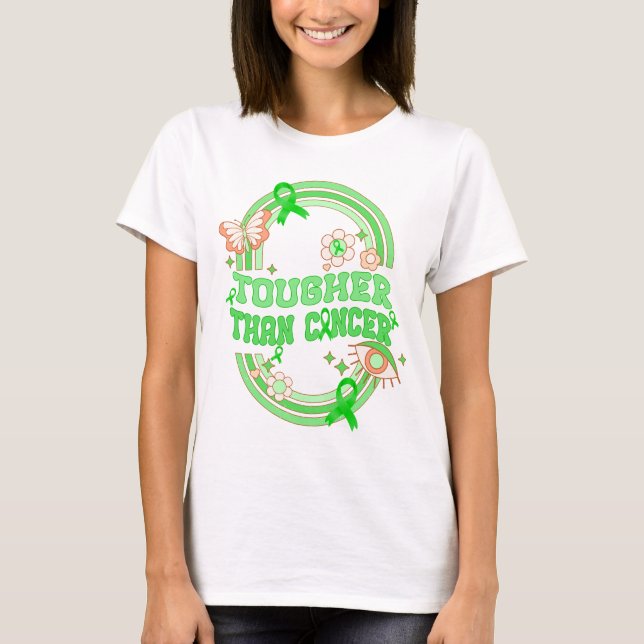 tougher than cancer lymphoma cancer Awareness T-Shirt (Front)