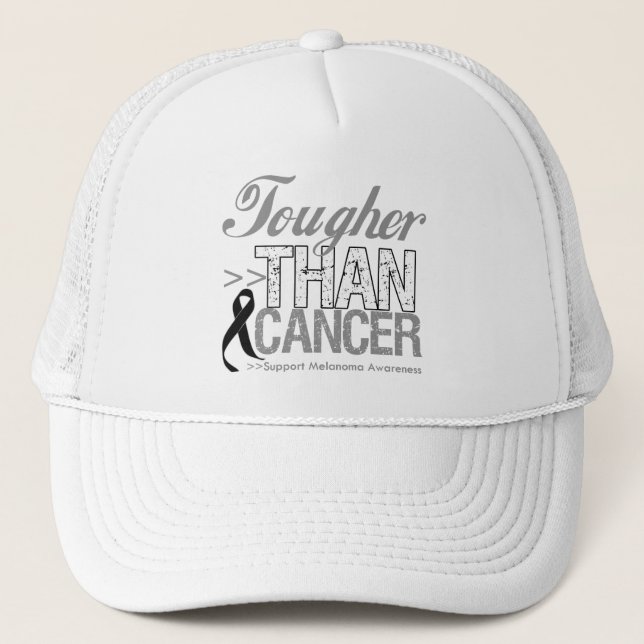 Tougher Than Cancer - Melanoma Trucker Hat (Front)