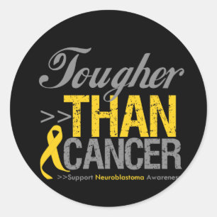 Tougher Than Cancer - Neuroblastoma Classic Round Sticker