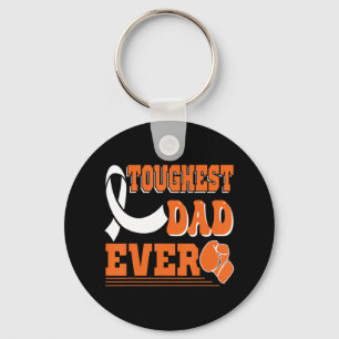 Toughest Dad Ever Leukaemia Cancer Awareness Key Ring