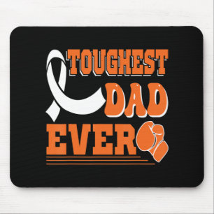 Toughest Dad Ever  Leukaemia Cancer Awareness  Mouse Mat