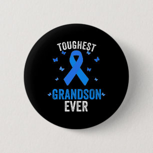 Toughest Granson Ever Vintage Pancreatic World Can 6 Cm Round Badge