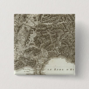 Toulon 15 Cm Square Badge