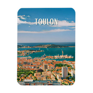 Toulon Photo Vintage Magnet