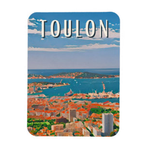 Toulon Photo Vintage Magnet