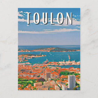 Toulon Photo Vintage Postcard