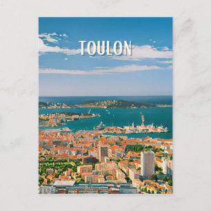 Toulon Photo Vintage Postcard