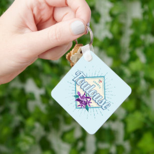 Toulouse City France Retro Violets Vintage Souveni Key Ring